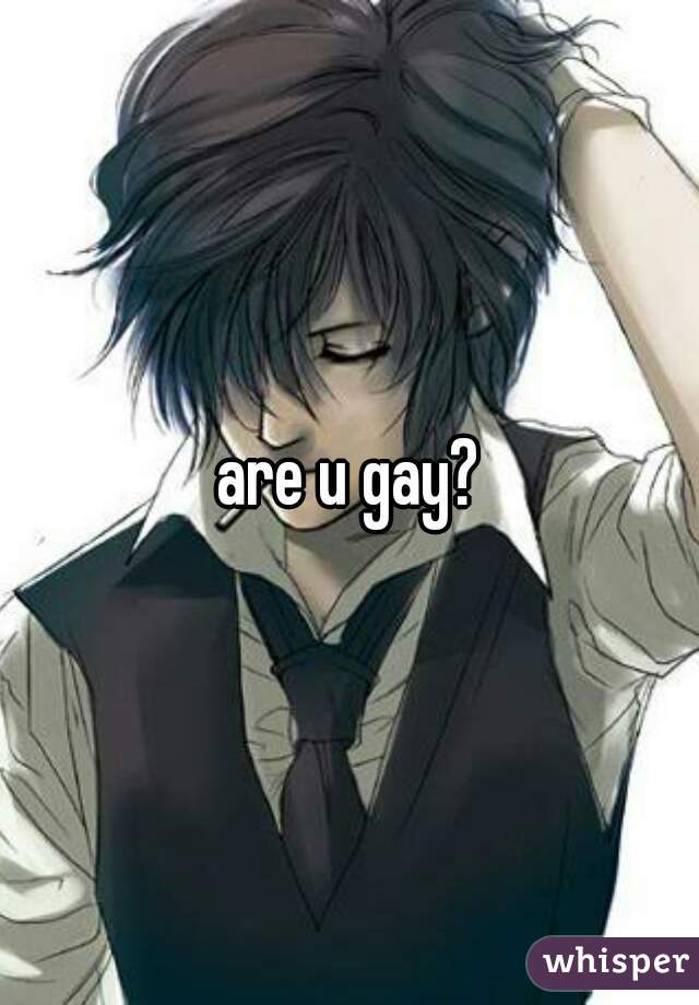 are u gay?