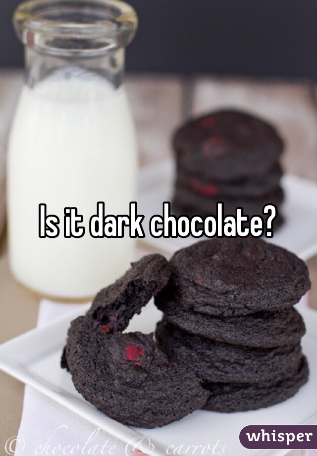 Is it dark chocolate?