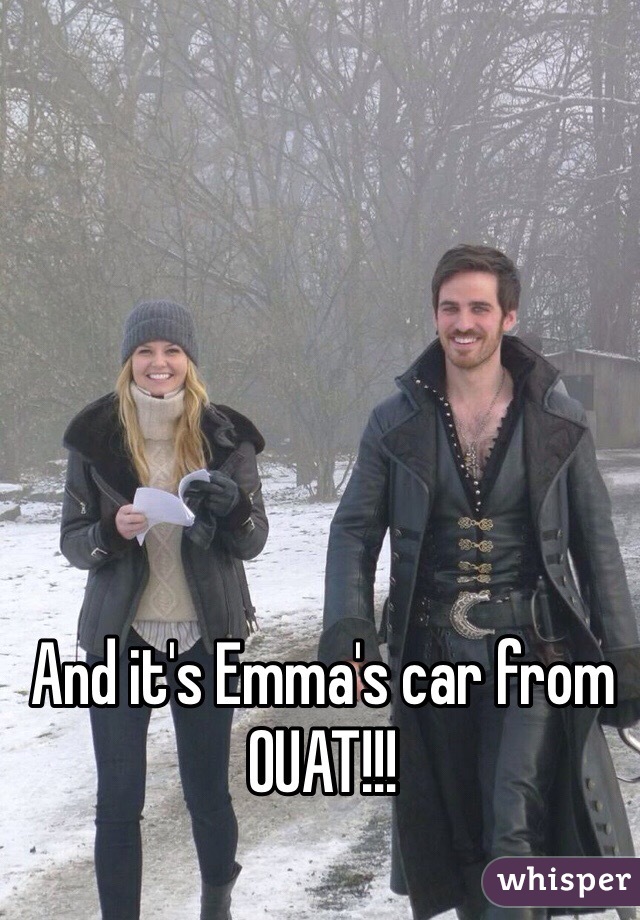 And it's Emma's car from OUAT!!!