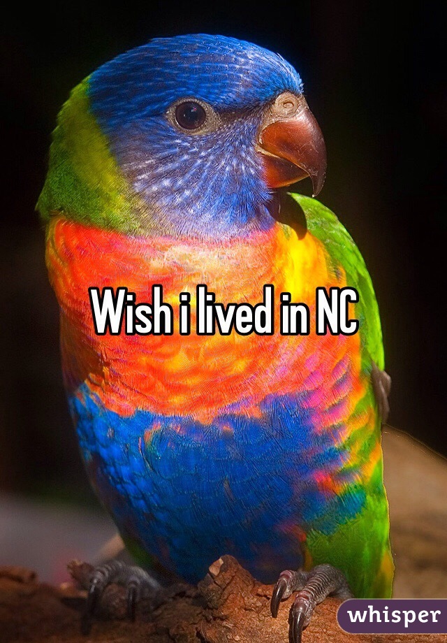 Wish i lived in NC
