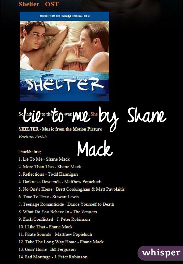 Lie to me by Shane Mack