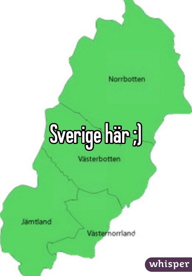 Sverige här ;)