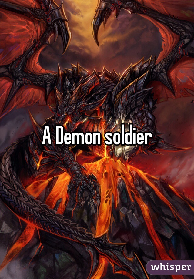 A Demon soldier 