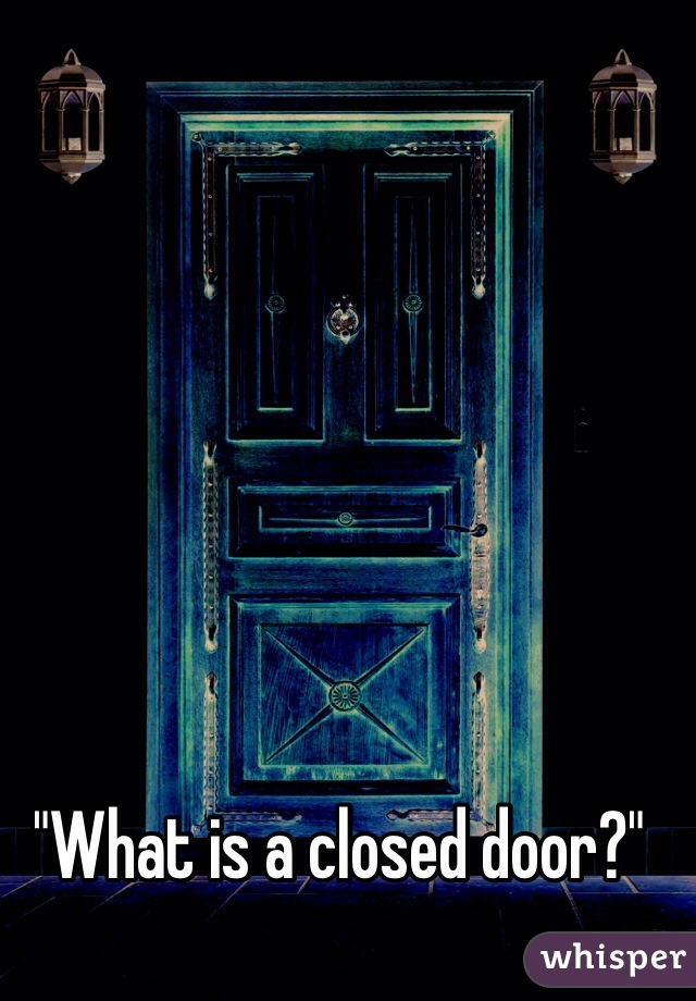 what-is-a-closed-door