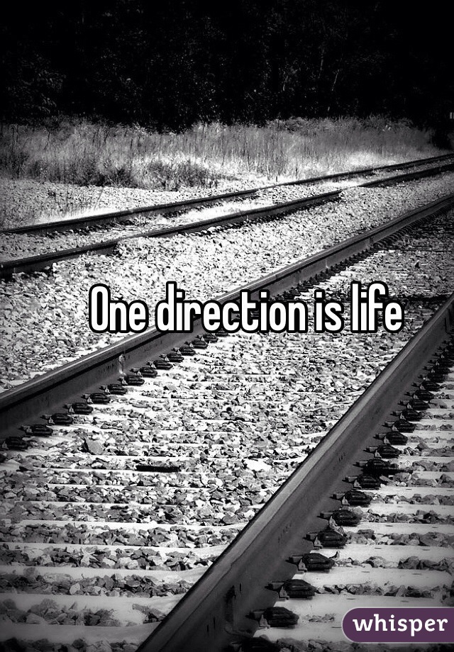 One direction is life