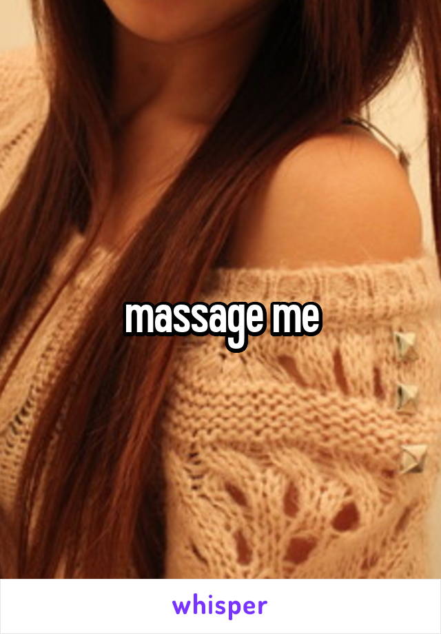 massage me