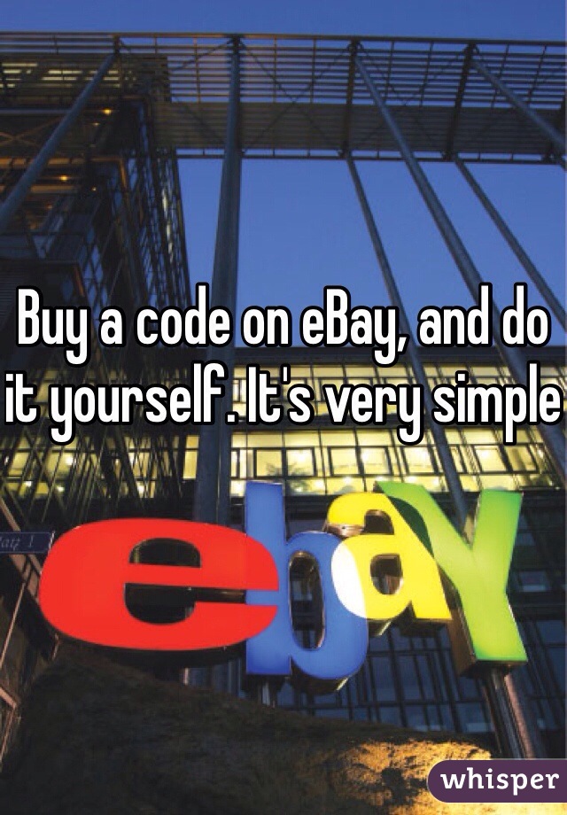 Buy a code on eBay, and do it yourself. It's very simple 