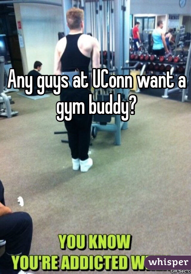 Any guys at UConn want a gym buddy?