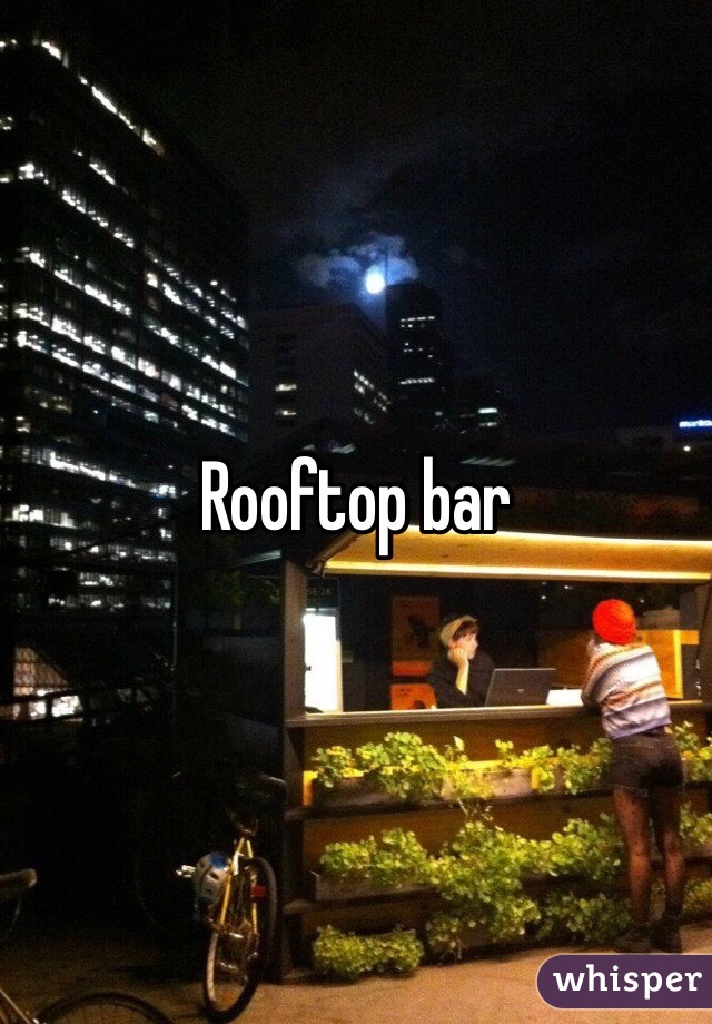 Rooftop bar