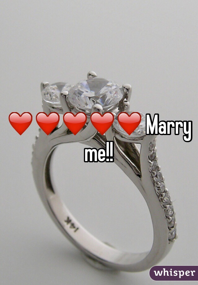 ❤️❤️❤️❤️❤️ Marry me!!