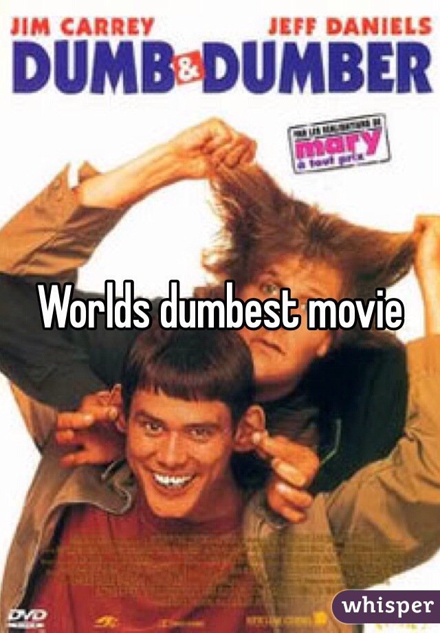 Worlds dumbest movie 