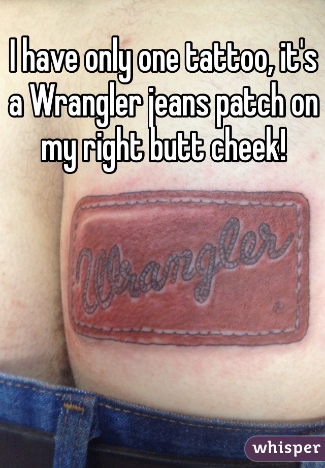 wrangler patch tattooبحث TikTok