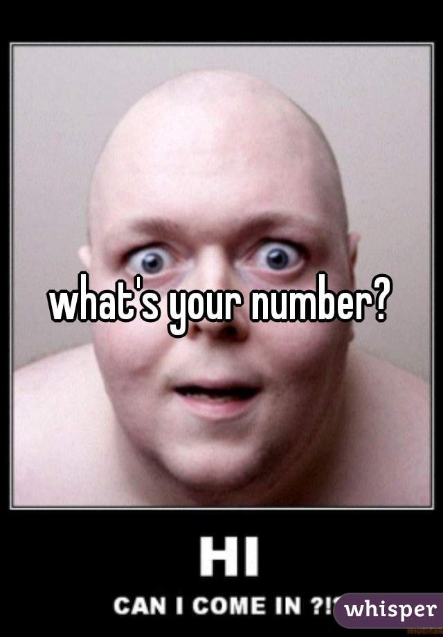 what's your number?