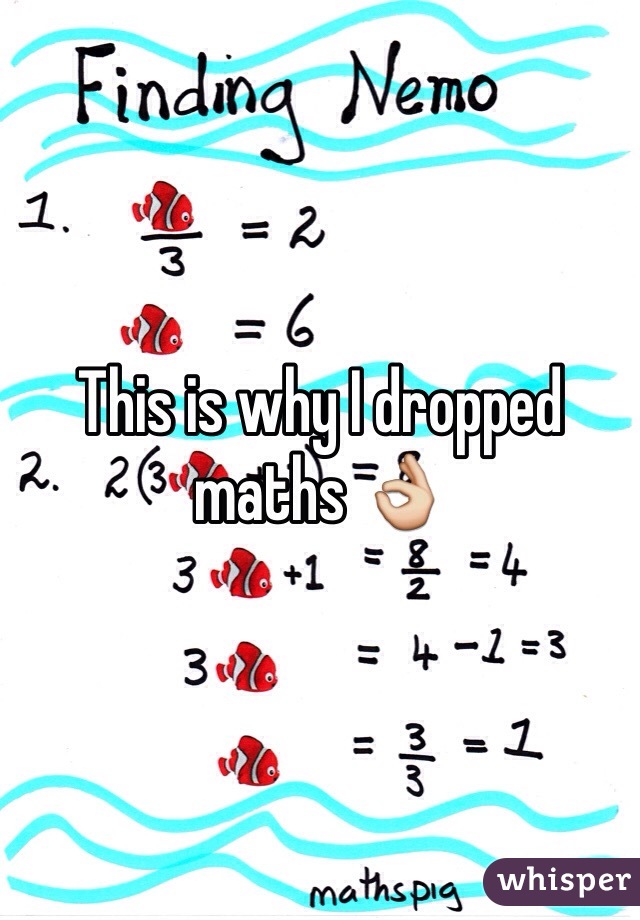 This is why I dropped maths 👌