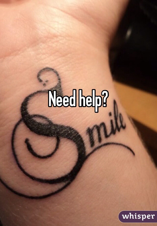 Need help?
