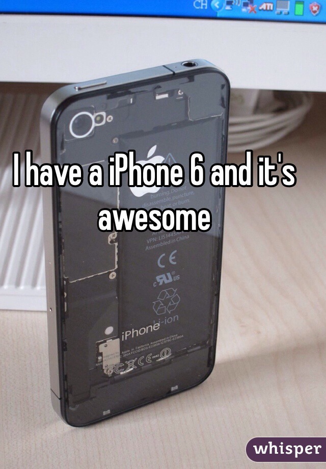 I have a iPhone 6 and it's awesome 