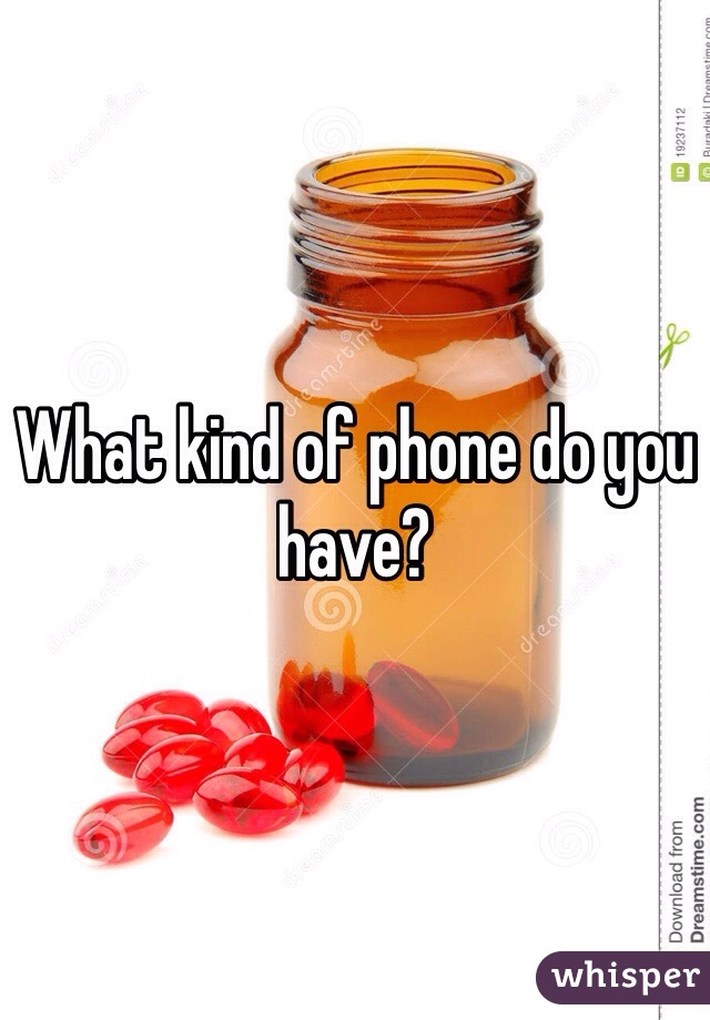 What kind of phone do you have?