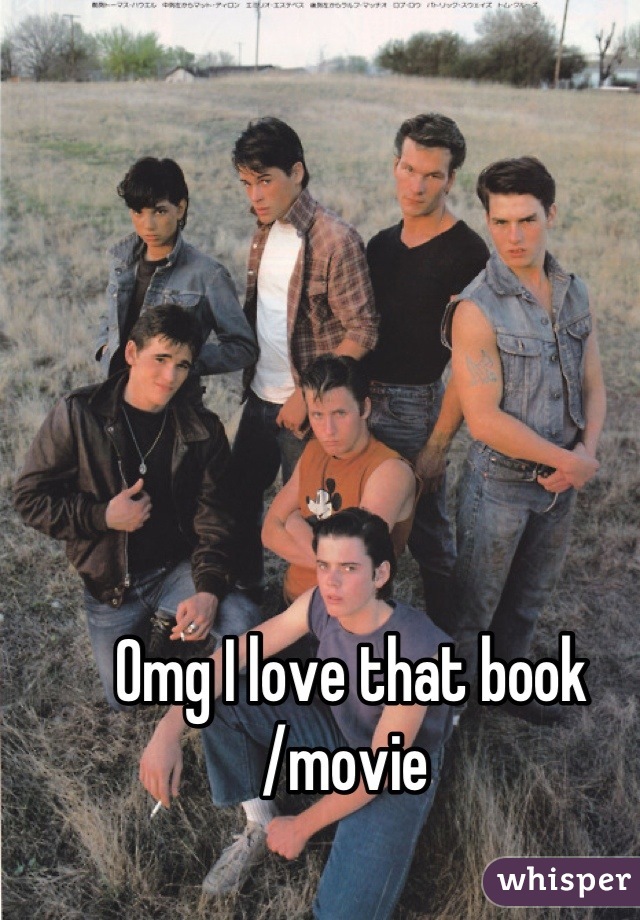 Omg I love that book /movie 