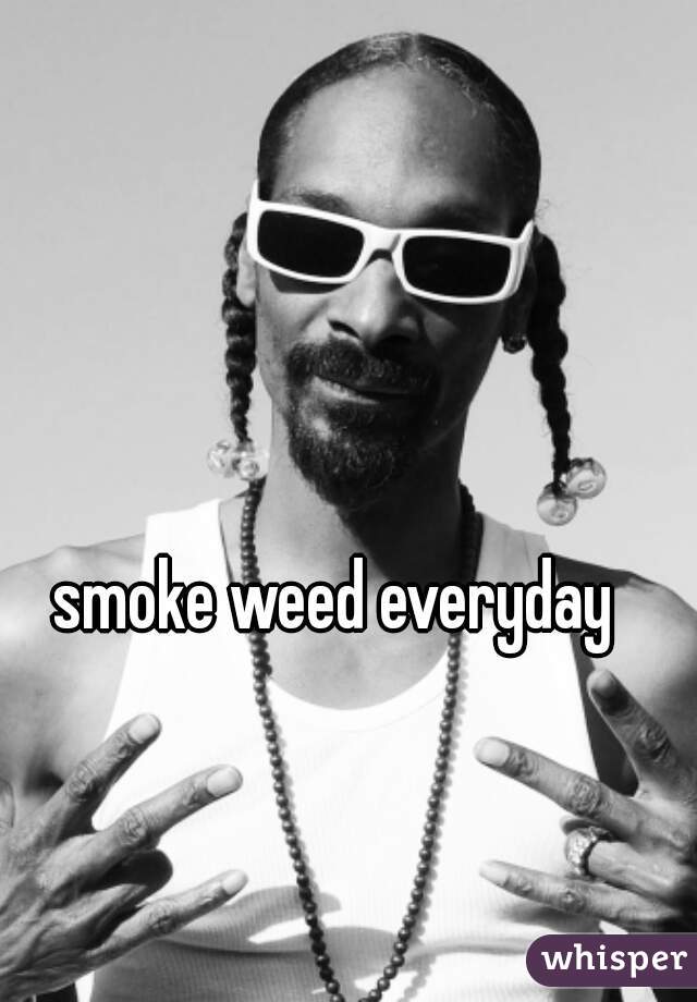 smoke weed everyday 