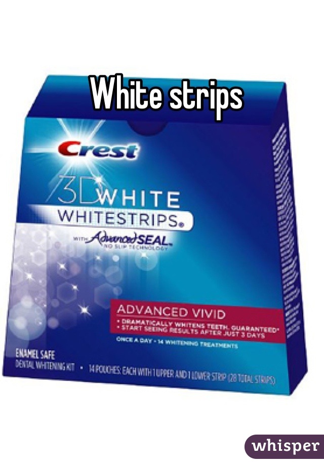 White strips