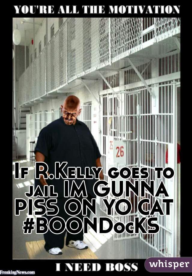 If R.Kelly goes to jail IM GUNNA PISS ON YO CAT 
#BOONDocKS 