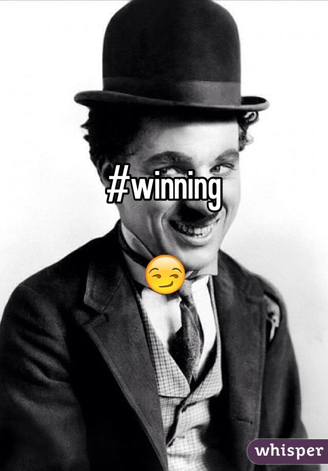 #winning

😏