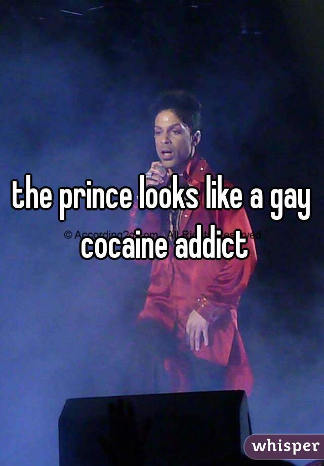 the prince looks like a gay cocaine addict