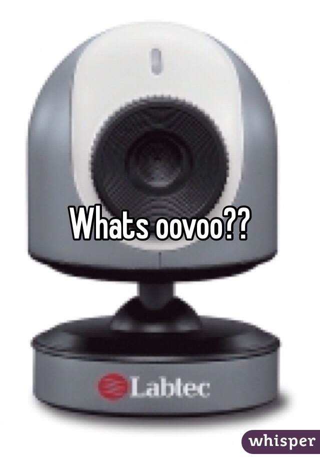 Whats oovoo?? 