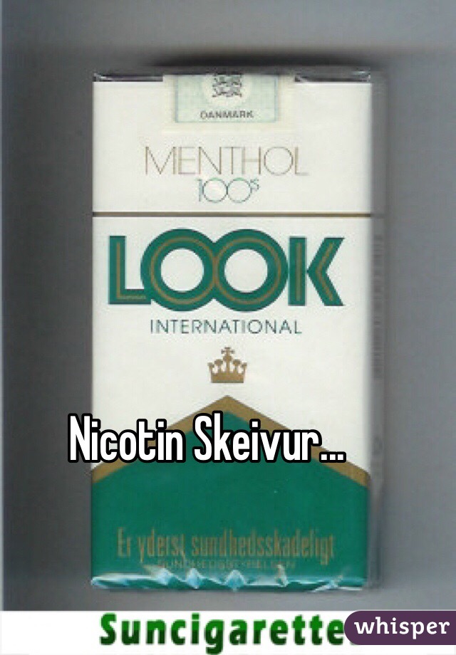 Nicotin Skeivur...