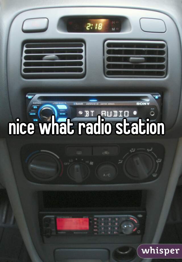 nice what radio station  