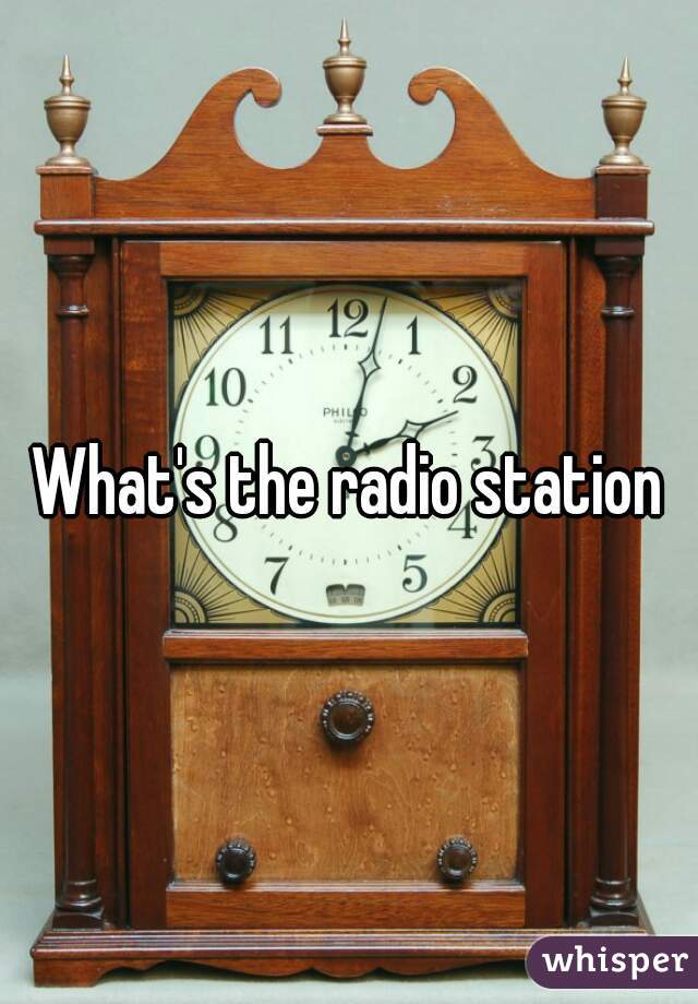 What's the radio station