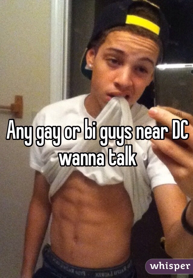 Any gay or bi guys near DC wanna talk