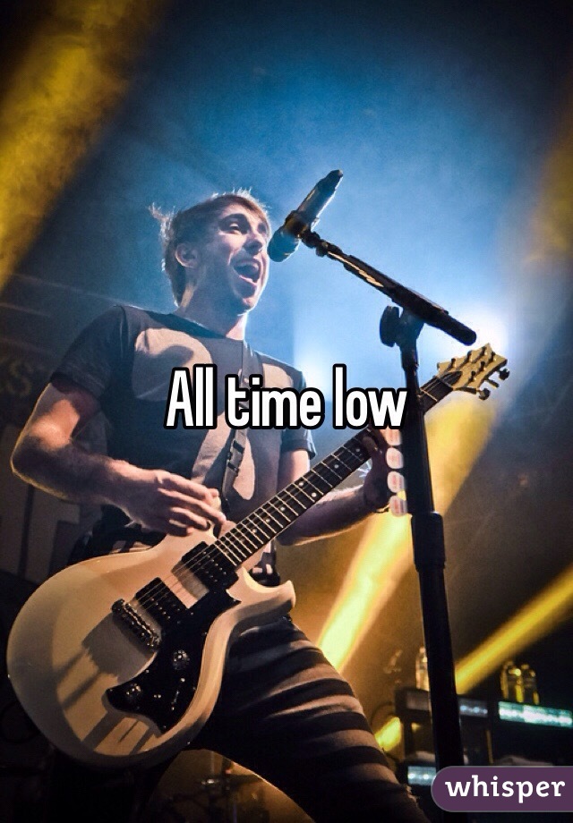 All time low 