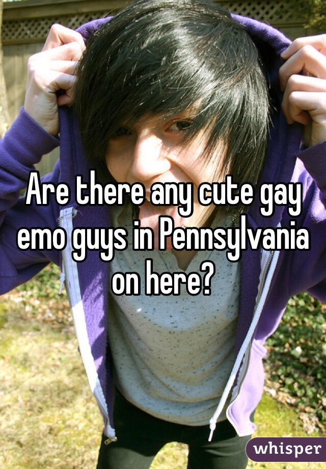 Are there any cute gay emo guys in Pennsylvania on here?