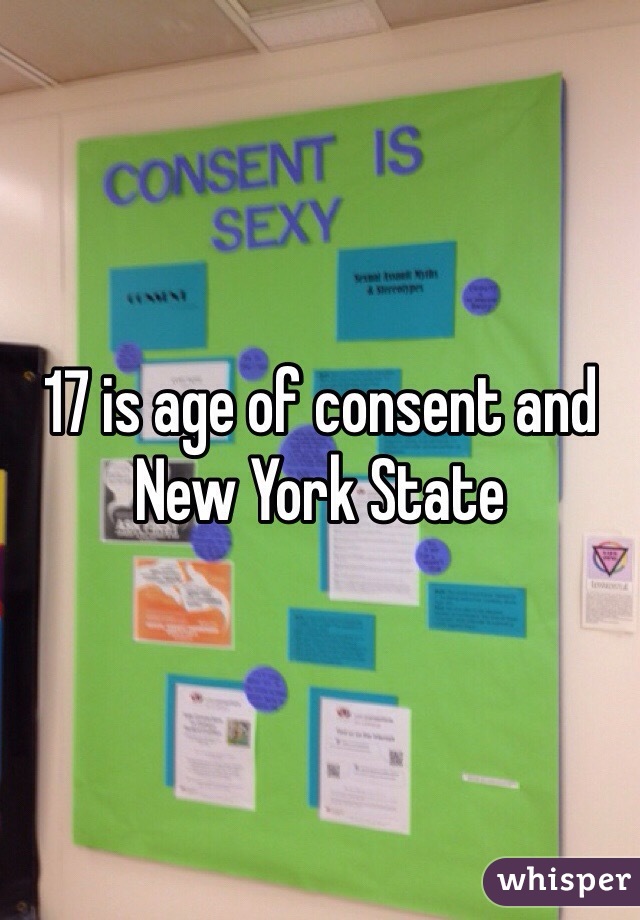 17 is age of consent and New York State
