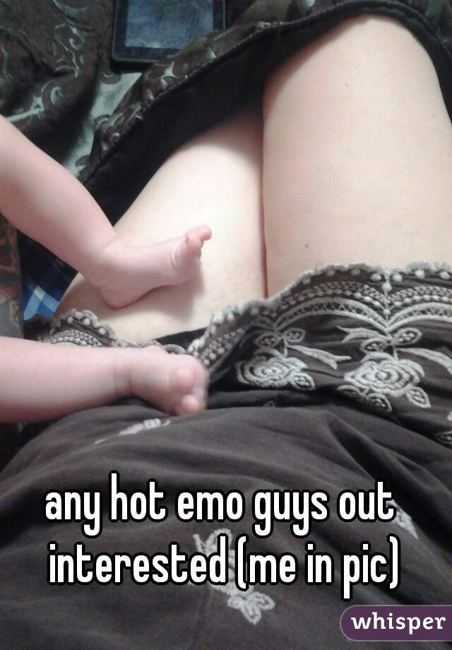 any hot emo guys out interested (me in pic)