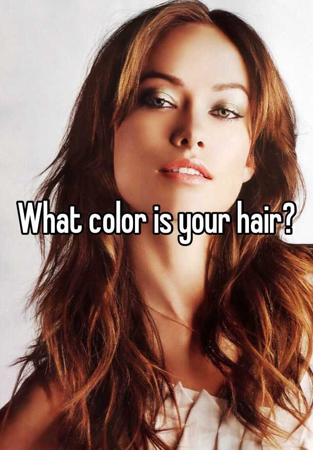 what-color-is-your-hair