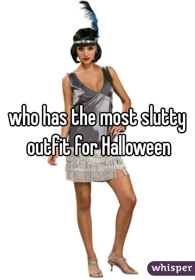 who has the most slutty outfit for Halloween