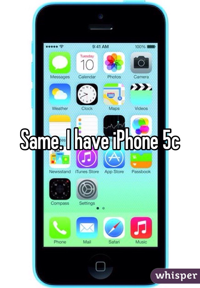 Same. I have iPhone 5c 