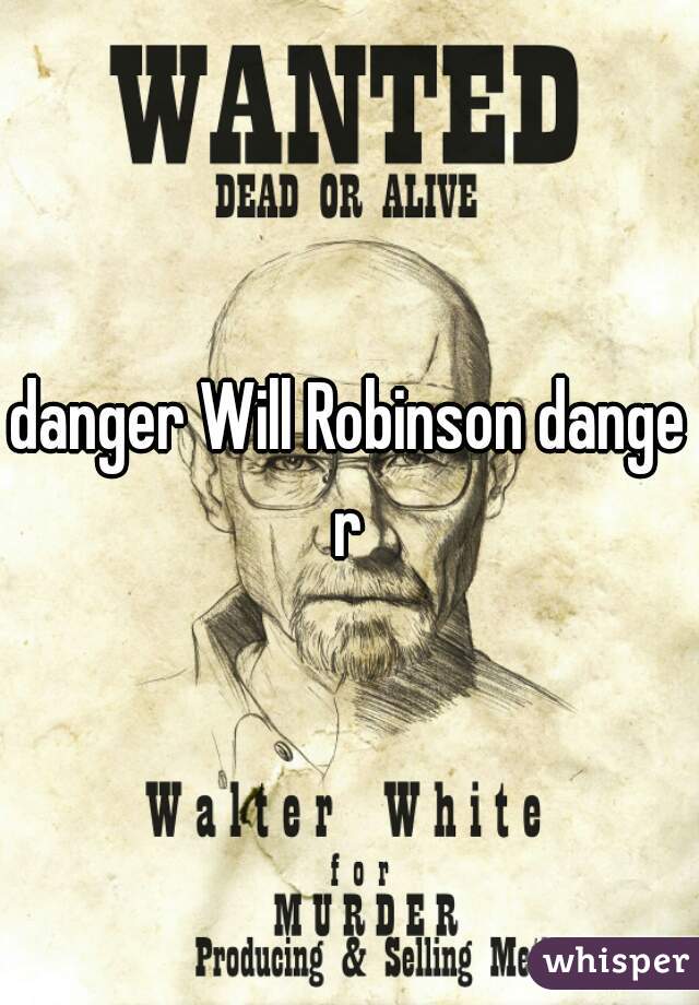 danger Will Robinson danger