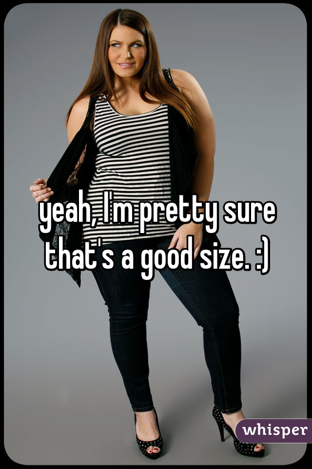 yeah, I'm pretty sure that's a good size. :)