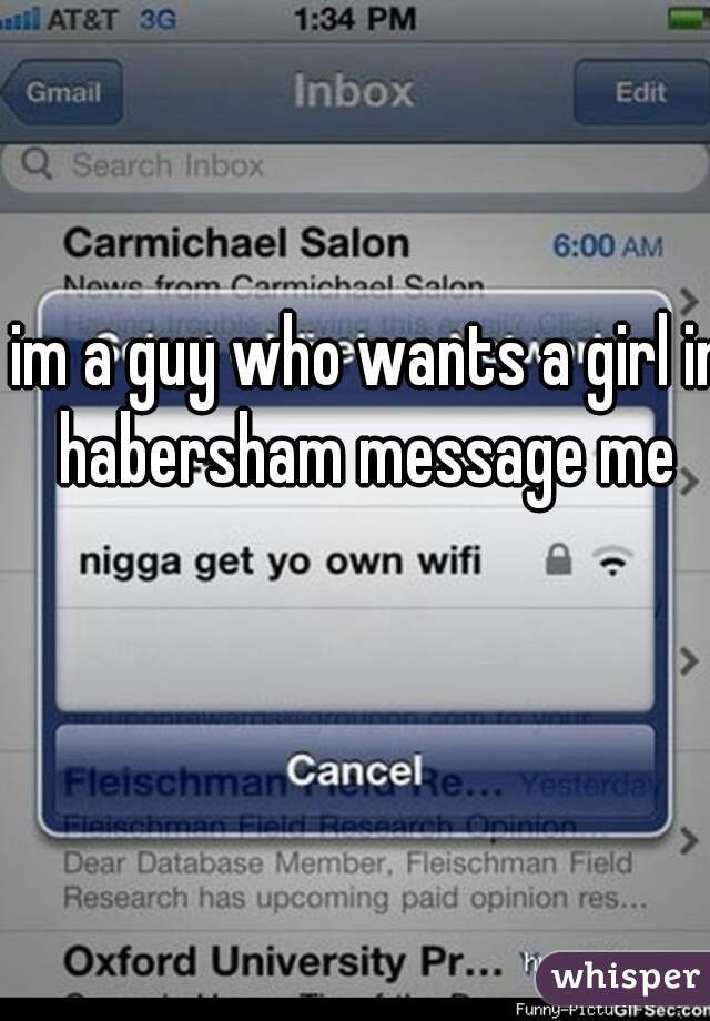 im a guy who wants a girl in habersham message me 