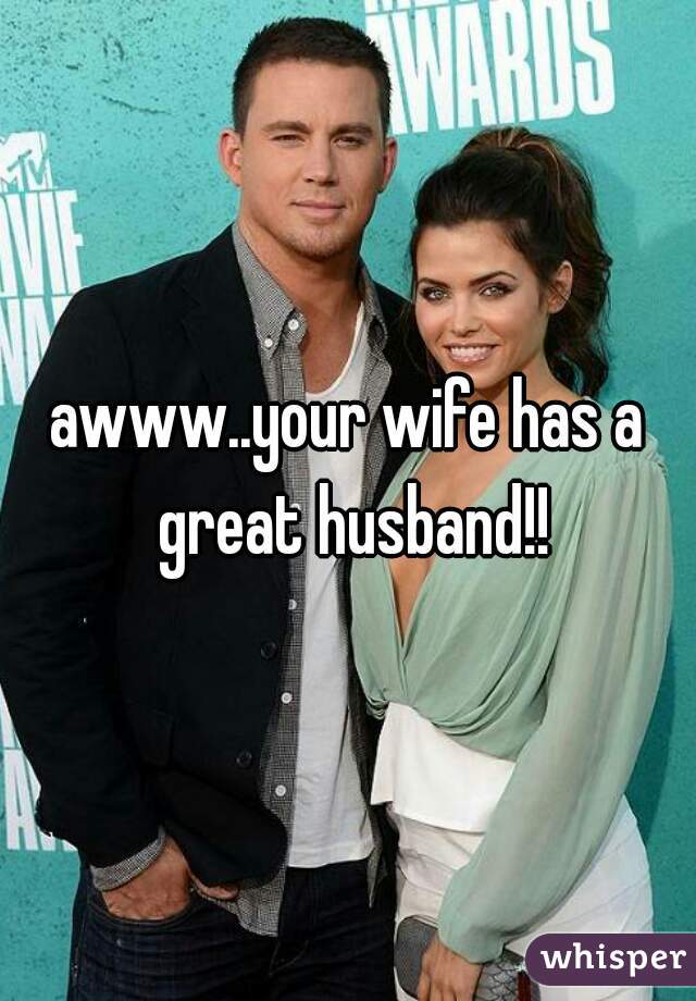 awww..your wife has a great husband!!