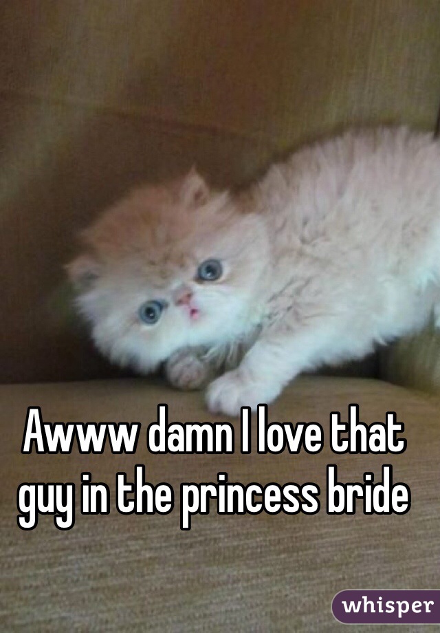 Awww damn I love that guy in the princess bride 