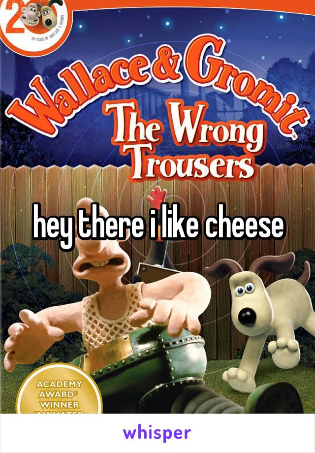 hey there i like cheese