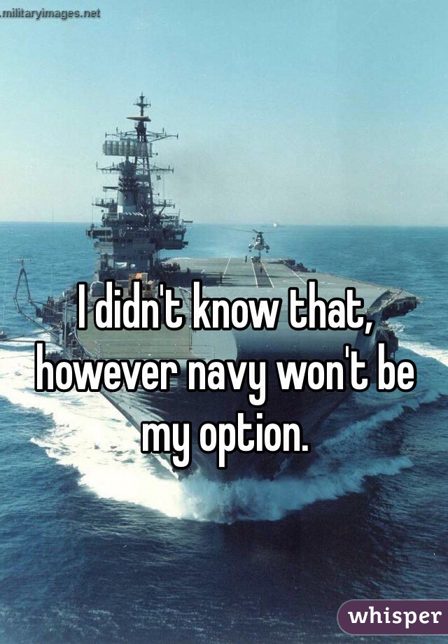 I didn't know that, however navy won't be my option. 