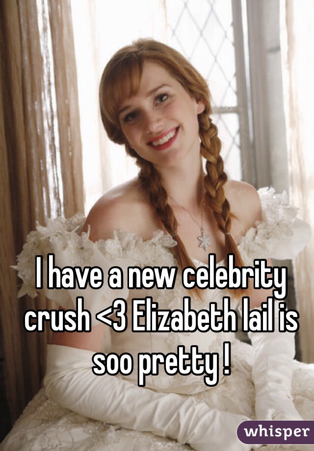 I have a new celebrity crush <3 Elizabeth lail is soo pretty !