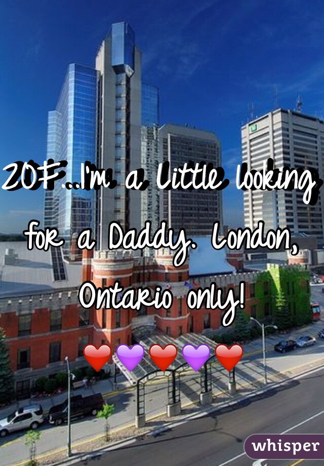 20F...I'm a Little looking for a Daddy. London, Ontario only!
❤️💜❤️💜❤️