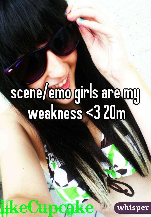 scene/emo girls are my weakness <3 20m