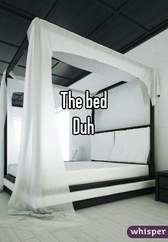 The bed
Duh